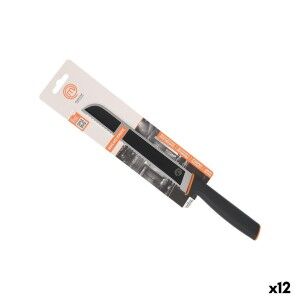 Brotmesser MasterChef Edelstahl 20 cm Schwarz Silberfarben (12 Stüc...