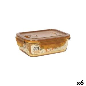 Lunch box Quttin Ambare Rectangular 600 ml (6 Units) |  Lunch boxes...