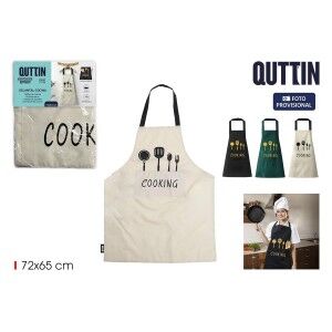 Apron Quttin Cooking 72 x 65 cm (24 Units) |  Kitchen linen   | Che...
