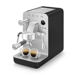 Manuelle Express-Kaffeemaschine Smeg EMC02BLMEU Schwarz 1350 W 15 bar 1 L