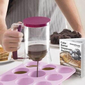 Cake Batter Dispenser with Recipe Box InnovaGoods |  Decoration, ac...