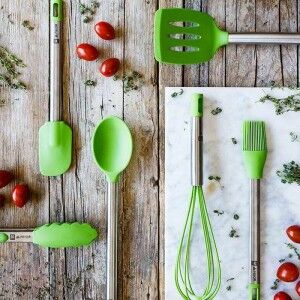 Cooking Spatula BRA A197002 Green Metal Stainless steel |  Other ac...