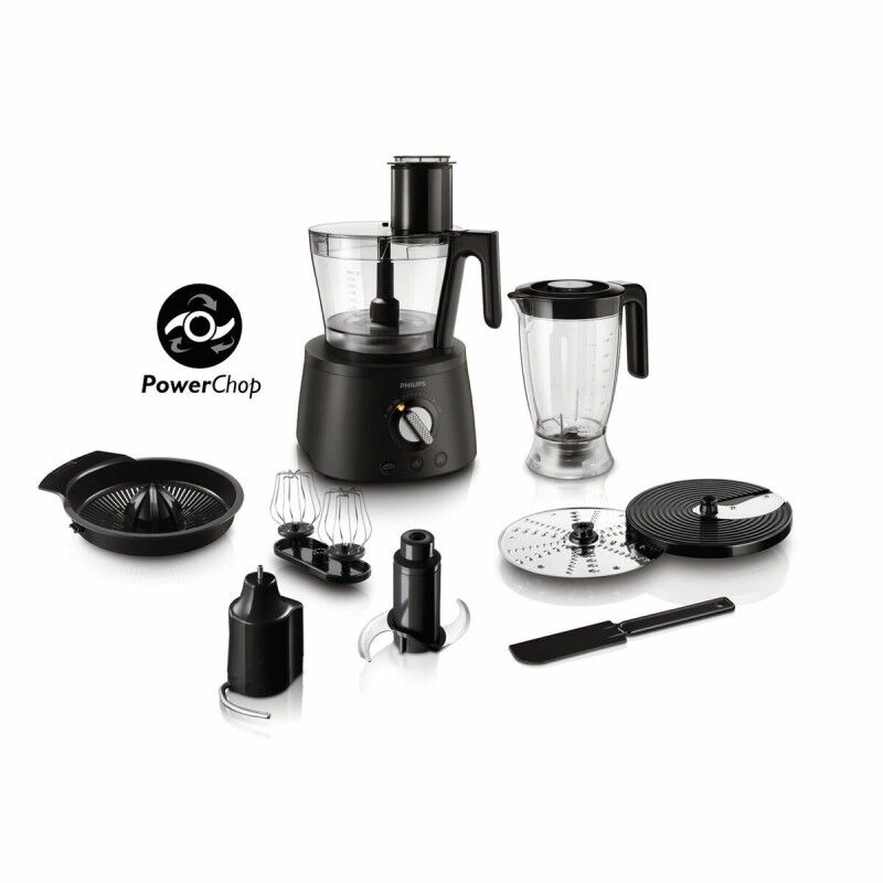 Food Processor Philips Black 1300 W