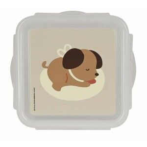 Boîte à lunch Safta Puppy Beige Polyuréthane 13 x 7,5 x 13 cm | Boî...