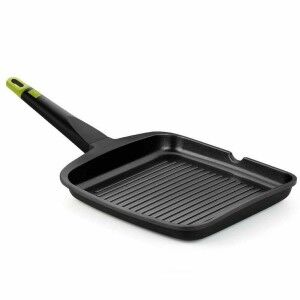 Grill pan BRA FOODIE 28X28 Stainless steel Aluminium Ø 28 cm |  Pan...
