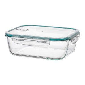 Boîte à lunch Ovenza Rectangulaire Transparent Silicone Verre Borosilicaté 2,25 L