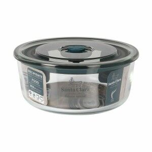 Boîte à lunch hermétique Santa Clara Gris 850 ml 15,6 x 6,8 cm (4 U...