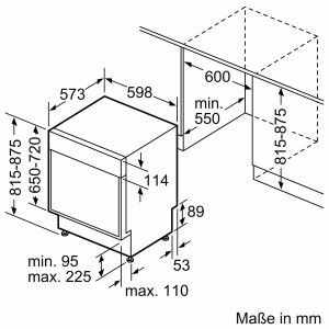 Geschirrspüler Siemens AG SN63HX03TE 60 cm
