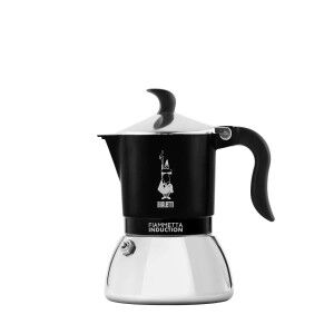 Cafetière Italienne Bialetti FIAMMETTA Noir Aluminium 4 Tasses