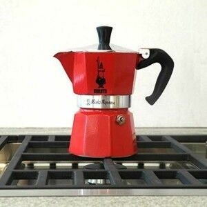 Cafetière Italienne Bialetti MOKA RED 3 Tasses Rouge Aluminium | Ca...