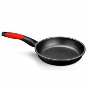 Non-stick frying pan BRA A411230 Ø 20 cm Red Metal Aluminium