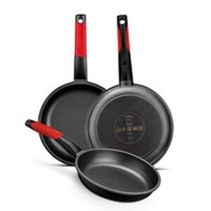Non-stick frying pan BRA A411220 Ø 20 cm Red Stainless steel Aluminium