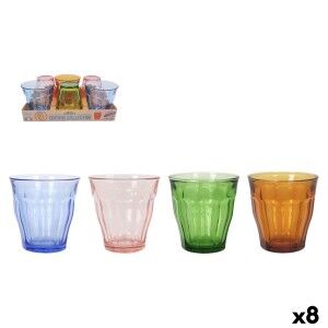 Set de Verres Duralex Picardie Multicouleur verre 250 ml 6 Pièces (8 Unités)