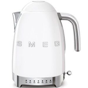Bouilloire Smeg Blanc Acier inoxydable Plastique 2400 W 1,7 L