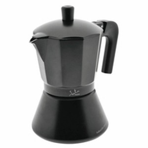 Italienische Kaffeemaschine JATA CFI6 Schwarz Aluminium 6 Tassen 1 ...