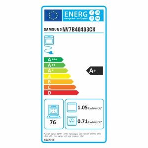Four Samsung NV7B40403CKU1 76 L