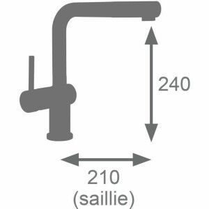 Mitigeur Edouard Rousseau SQUARE | Robinets