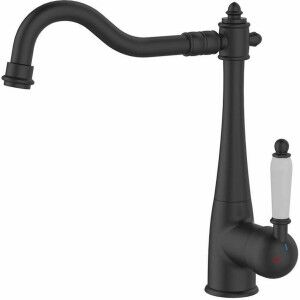 Kitchen Tap Rousseau RETRO Schwarz Matter Finish |  Wasserhähne   |...