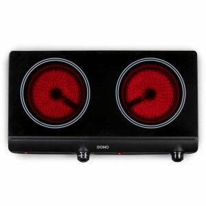 Glass-Ceramic Hob DOMO DO339KP 2500 W |  Stoves and hobs   | Chef Up