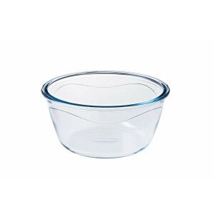 Food Preservation Container Pyrex Blue Transparent Circular 1,6 L (6 Pieces)