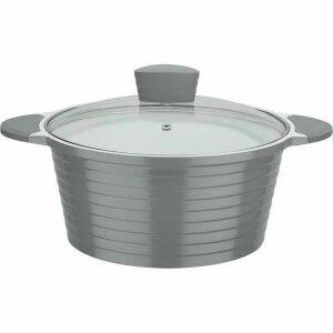 Casserole GSW Blanc Gris Céramique Aluminium fondu 2 Pièces | Poêle...