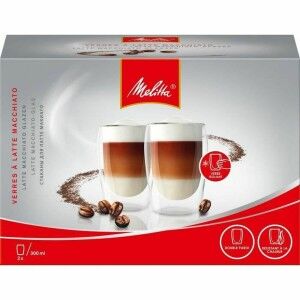 Verre Melitta Machiatto Transparent 300 ml Café (2 Unités)