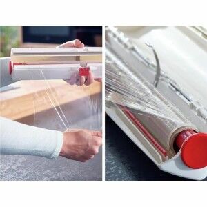 Porte-rouleaux Leifheit Blanc Carton Plastique Film