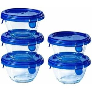Ensemble de Boîtes à Lunch Pyrex Transparent 5 Pièces | Boîtes déje...