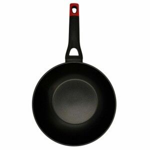 Wok Pfanne Pyrex Schwarz Aluminium