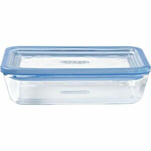 Lunchbox-Set Pyrex Blau Durchsichtig 800 ml 3 Stücke