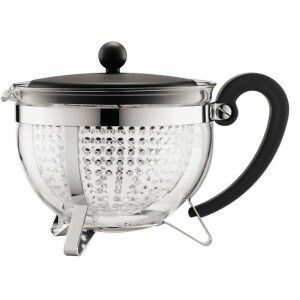 Teapot Bodum Black 1,3 ml Glass Plastic