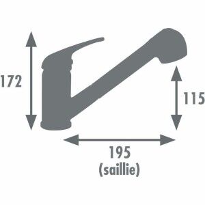 Kitchen Tap Rousseau BAGO Metal |  Taps   | Chef Up