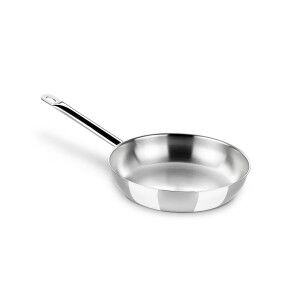 Wok Pfanne BRA 121611 Silberfarben Edelstahl