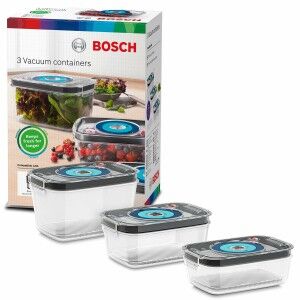 Ensemble de 3 Boîtes à Lunch BOSCH Tritan Plastique 700 ml 1 L 1,5 ...