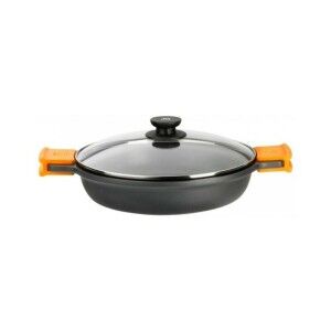 Casserole with glass lid BRA Braisogona_A270520 Black Ø 20 cm 1,5 L
