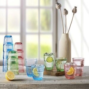 Glass for water Bormioli Rocco Barshine Green Glass 300 ml (6 Units)