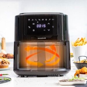 Heißluftfritteuse mit Waage InnovaGoods Fryinn Balance 5000 Schwarz...