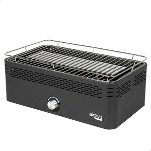 Tragbarer rauchfreier Holzkohlegrill Aktive 45 x 19 x 28 cm |  Gril...