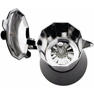 Italienische Kaffeemaschine JATA CFI6 Schwarz Aluminium 1 L