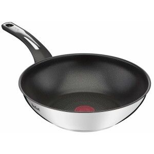 Wok Pan Tefal Emotion Stainless steel Ø 28 cm (1 Unit) |  Pans and ...