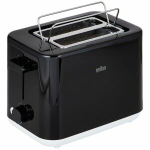 Toaster Braun HT 1010 BK 900 W Schwarz/Silberfarben |  Toaster   | ...