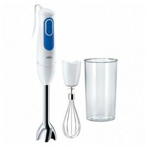 Mixer plongeant submersible Braun MQ3005WH 0,6 L INOX 700W Blanc | ...