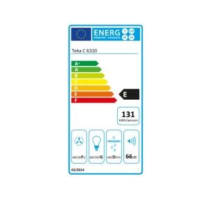 Conventional Hood Teka C6310 60 cm 235 m³/h 66 dB 130W Steel |  Hoo...