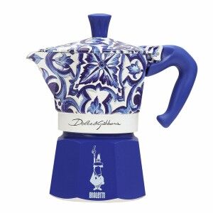 Cafetière Italienne Bialetti MOKA D&G BLU MEDIT. 3T Bleu Aluminium ...