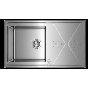 Einfachspülbecken Teka BROOKLYN 50 MXP 1C 1E Stahl |  Waschbecken  ...