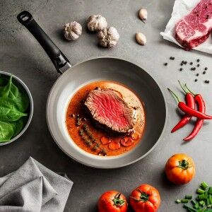 Poêle Fissler 15722028100/0 Gris Aluminium Ø 28 cm | Poêles et cass...