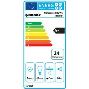 Hotte standard Nodor CROWN60NO Acier | Hottes de Cuisine