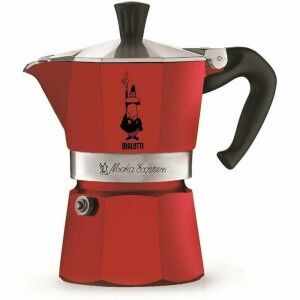 Cafetière Italienne Bialetti 0004942/NP 3 Tasses Rouge Aluminium | ...