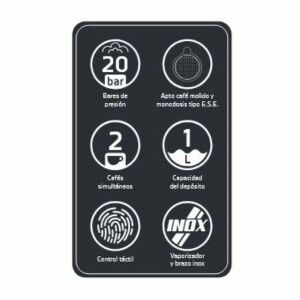 Manuelle Express-Kaffeemaschine Orbegozo 18309 Schwarz 950 W 20 bar...