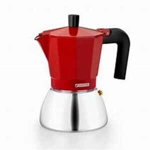 Cafetière Italienne BRA INOX RED 9T Rouge 470 ml | Cafetières